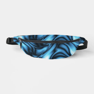 Blue Silk Bum Bags