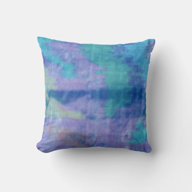 Blue Silk Cushion (Front)