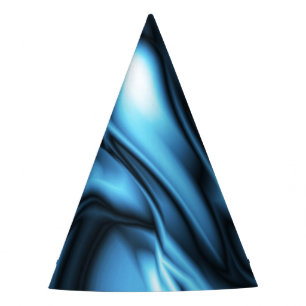 Blue Silk Party Hat