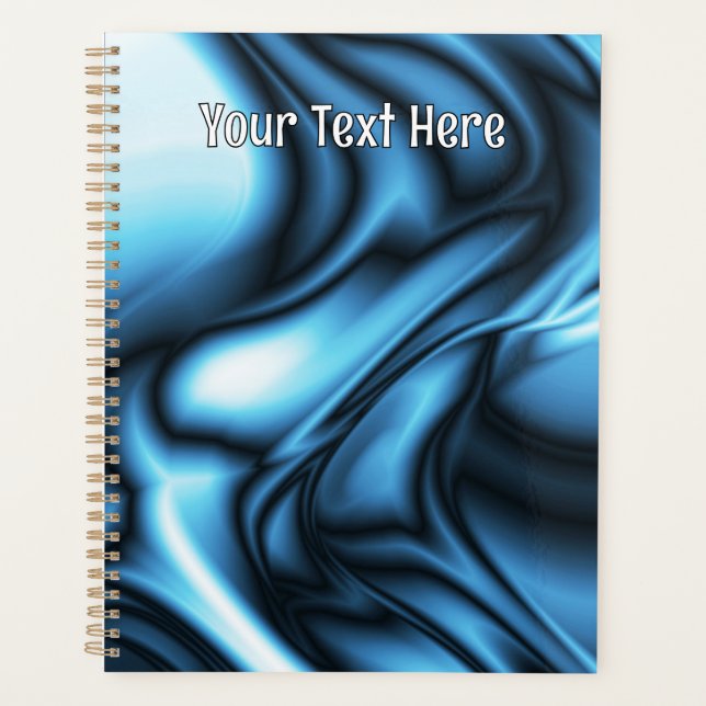 Blue Silk wave Planner (Front)