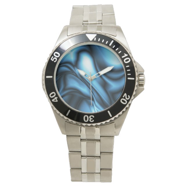 Blue Silk wave Watch (Front)