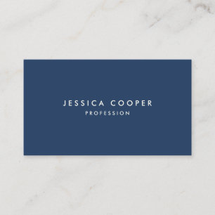 Blue Single Marine Business Card