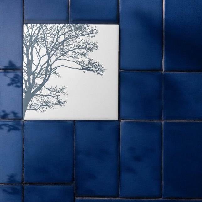 Blue Single Tree Boho Tile (Creator Uploaded)