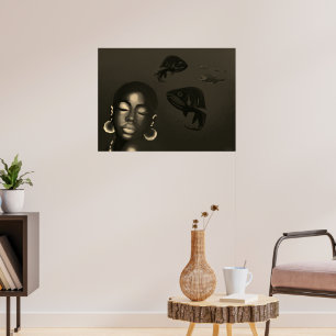 Blue Siren Art Poster