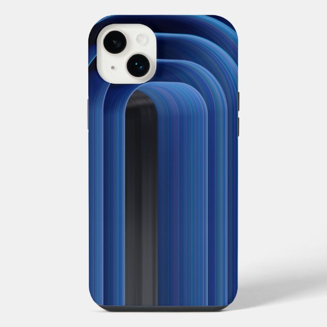 Blue Skeet iPhone / iPad case (Back)