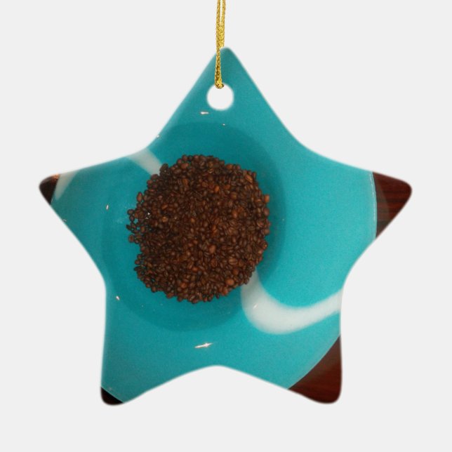Blue  Skeezer Ceramic Tree Decoration (Front)
