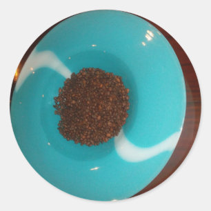 Blue  Skeezer Classic Round Sticker