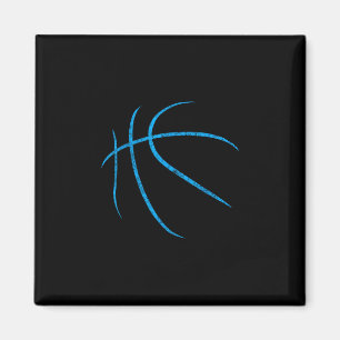 Blue Sketll Ll Minimalist Sports Magnet