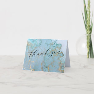 Blue Skies 4”x5.6” Blank Thank You Card
