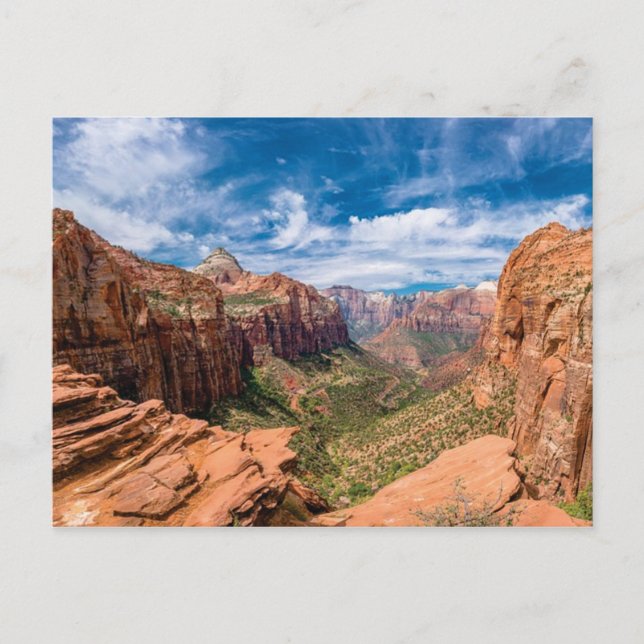 BLUE SKIES AT ZIONS POSTCARD (Front)