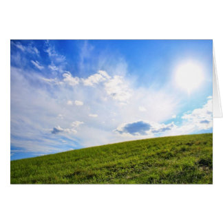 Blue Skies - Blank Card