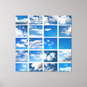 Blue skies canvas print