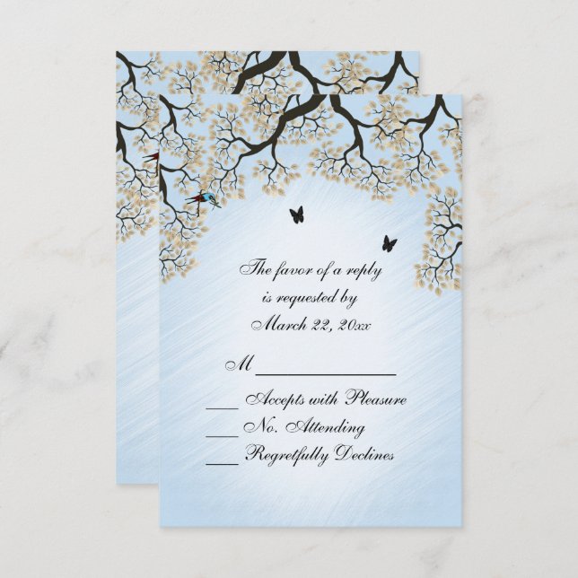 Blue Skies Fall RSVP (Front/Back)