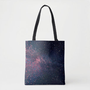 Blue skies filled of stars tote bag