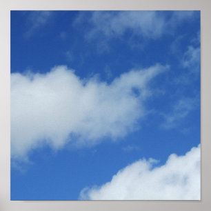 Blue skies poster