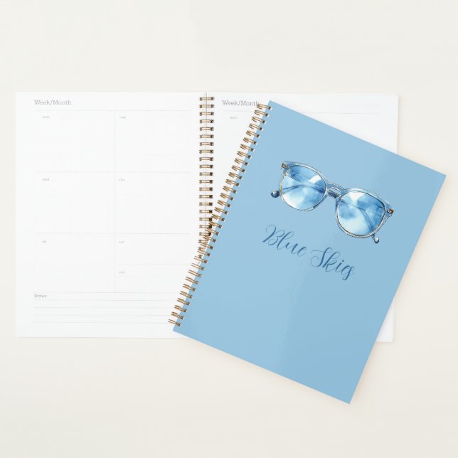 Blue Skies Sunglasses Planner (Display)