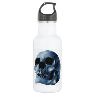 Blue Skull 532 Ml Water Bottle
