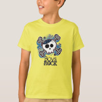 Blue Skull Punk Rocker Rock Boys Custom