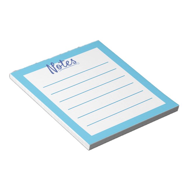 Blue Sky 5.5" x 6" Notepad - 40 pages (Angled)