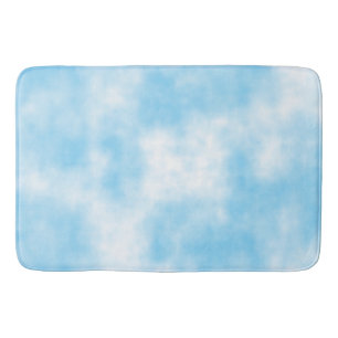 Blue Sky and Cloud Art Custom Bath Mat