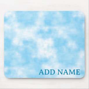 Blue Sky and Cloud Art Custom Mouse Pad