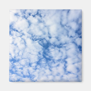 blue sky and clouds magnet