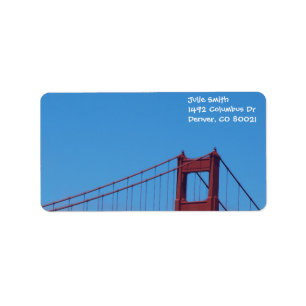 Blue Sky and Golden Gate Label