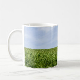 Blue Sky And Green Grass Coffee Mug