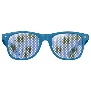 Blue sky and Palm Trees Retro Sunglasses