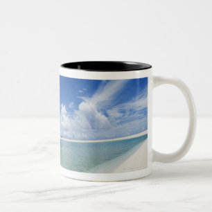 Blue sky and sea 4 Two-Tone coffee mug