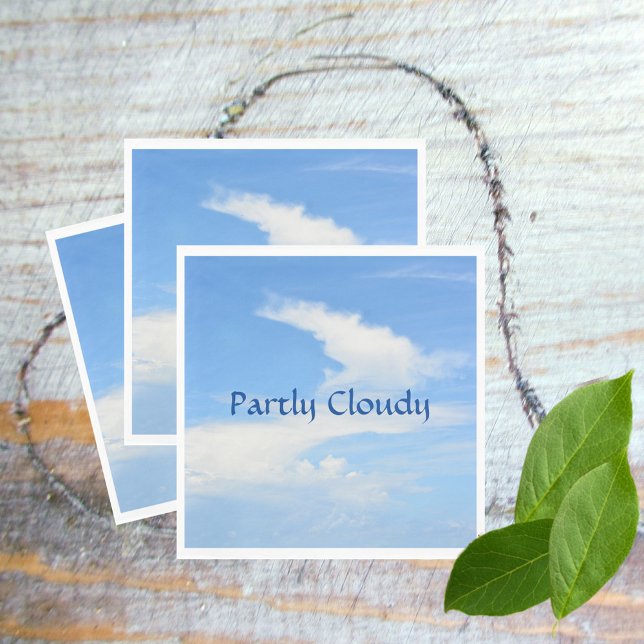 Blue Sky and White Cloud Napkin (Creator Uploaded)