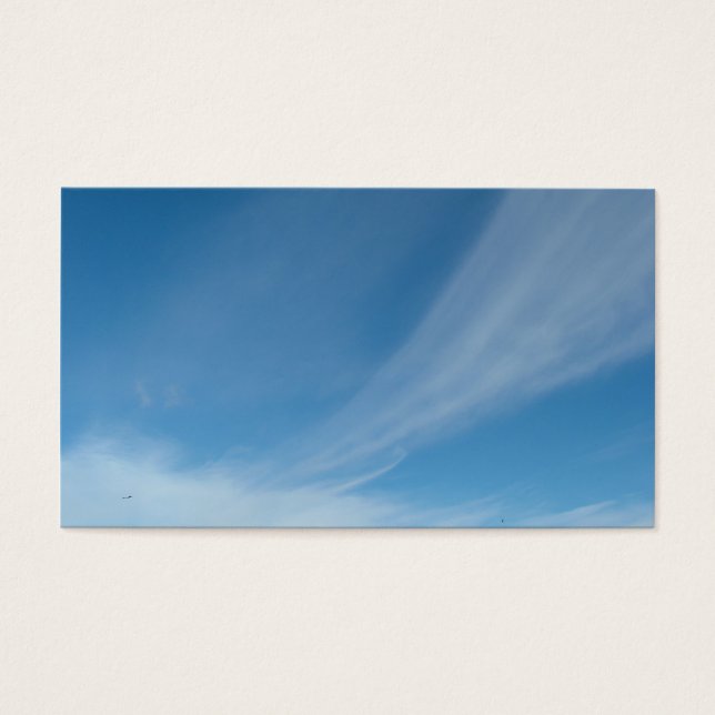 Blue sky and white clouds (Front)