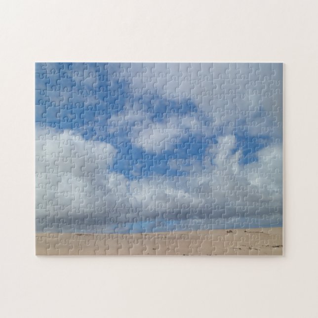 Blue Sky Beach Scene Jigsaw Puzzle (Horizontal)