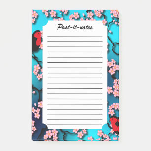 Blue Sky Bird Cherry Blossom Post-it Notes
