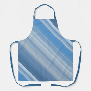 Blue Sky Blue and White Stripe Apron
