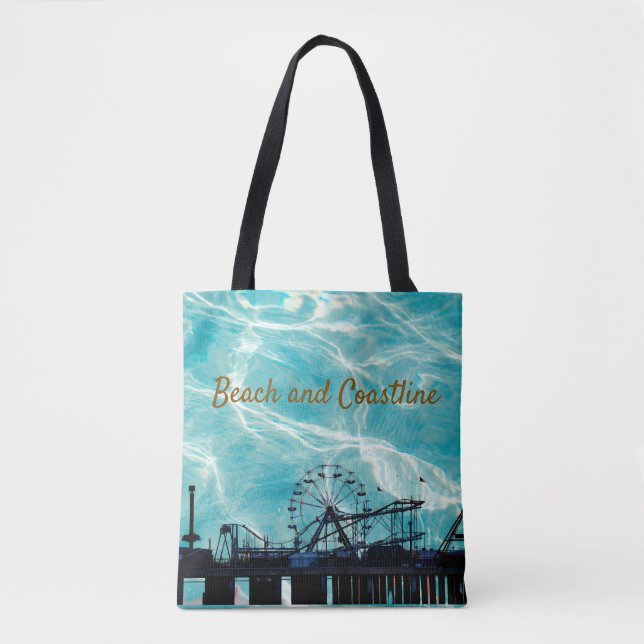 Blue sky Boardwalk  Tote Bag (Front)