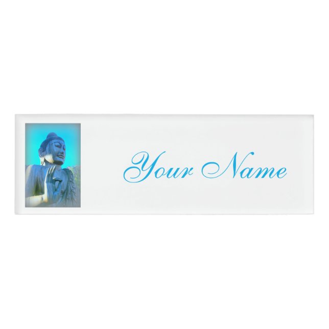 blue sky buddha name tag (Front)