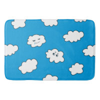 Blue Sky Cartoon Funny Clouds