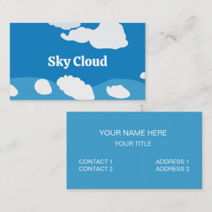 Blue Sky Cloud Business Card