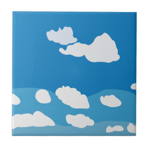 Blue Sky Cloud Tile