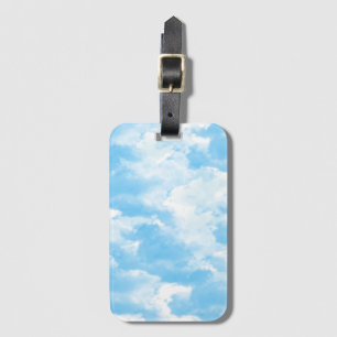 Blue Sky Clouds Luggage Tag
