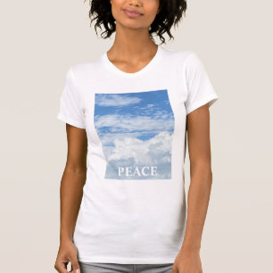 BLUE SKY CLOUDS PHOTO WOMEN'S T-SHIRT