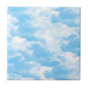 Blue Sky Clouds Tile