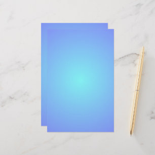 Blue Sky Colours Gradient Aqua Blues  Stationery