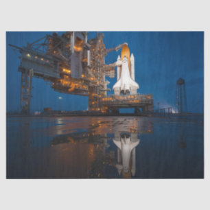 Blue Sky for Space Shuttle Atlantis Launch Tissue Paper