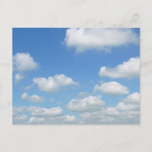 Blue Sky Fresh Air Clouds Postcard