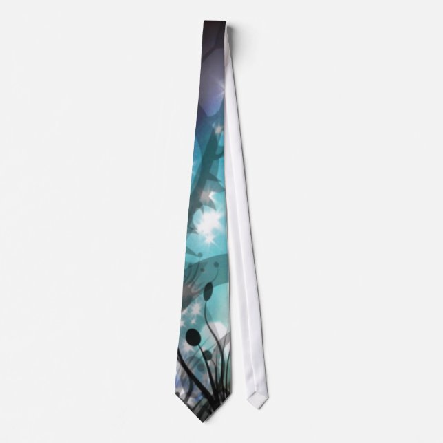 Blue Sky & Garden Art Tie (Front)