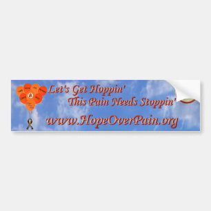 Blue Sky Help Solve the Mystery CRPS RSD Balloons Bumper Sticker