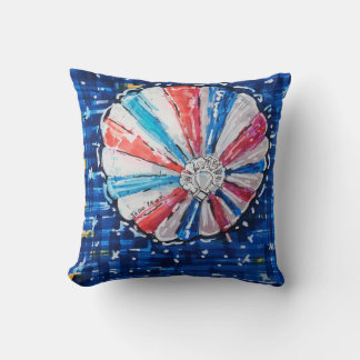 Blue Sky Hot Air Balloon Cushion