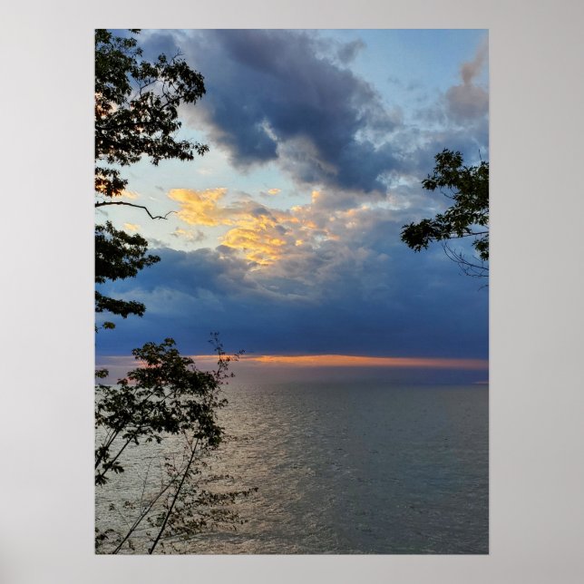 Blue Sky Lake Poster (Front)